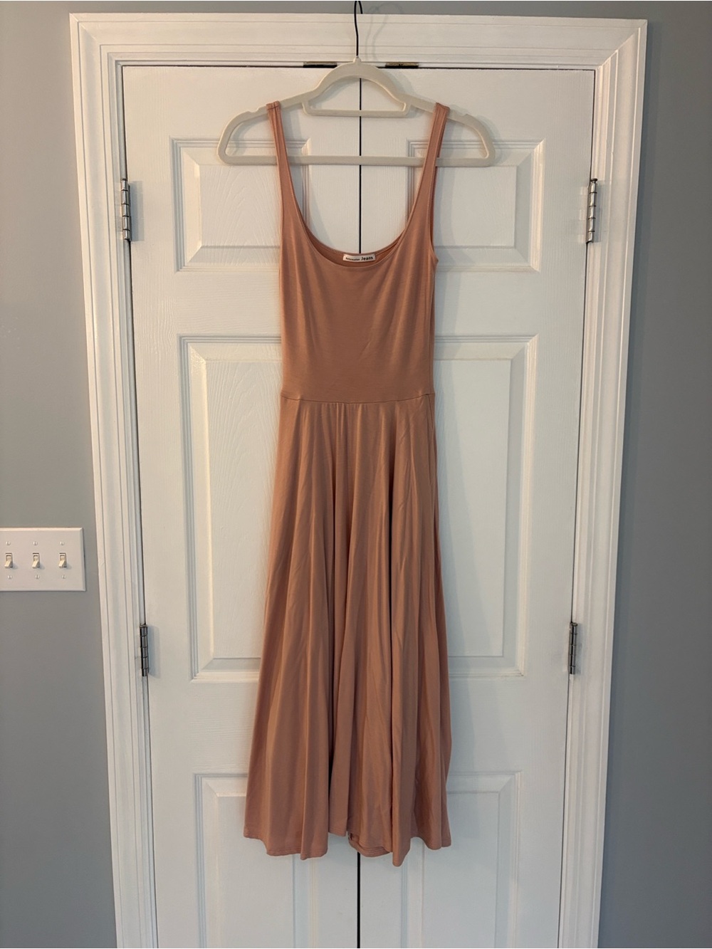 Reformation Scoop-Neck Maxi Dress in Dusty Rose